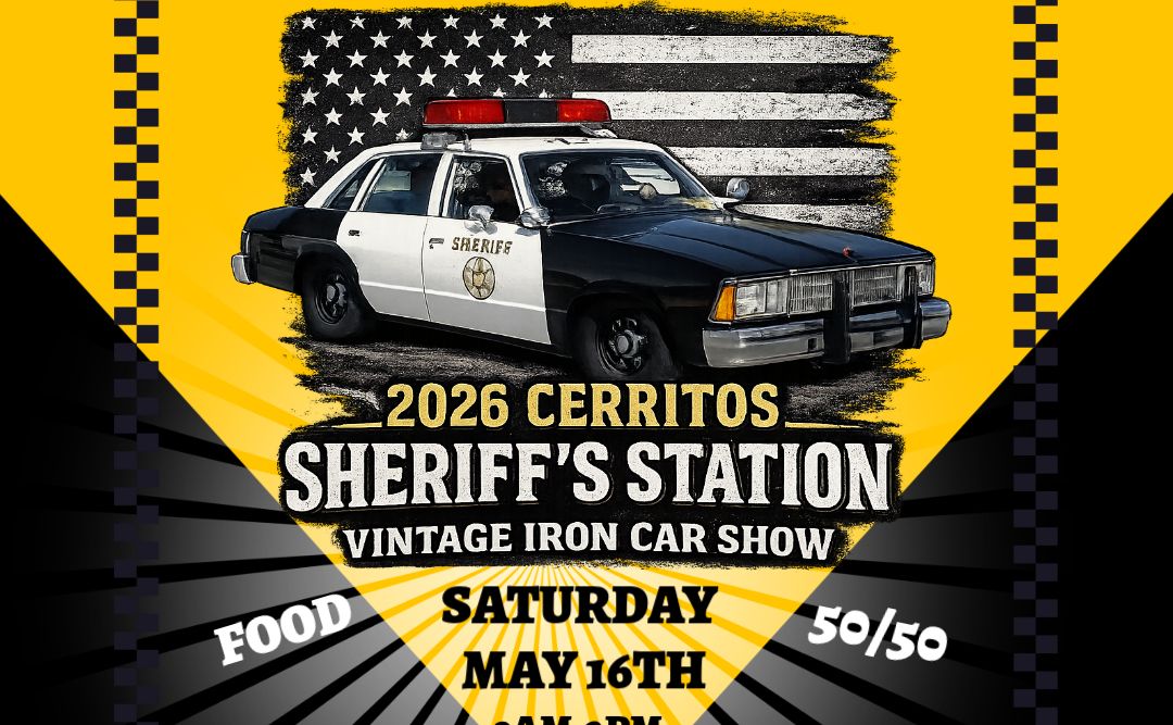 Vintage Iron Car Show partial flyer May 2026